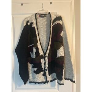 GUC Vintage Oaktree Men's Button Front Cardigan Long Sleeve Size Medium